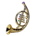 thumbnail image 1 of Trompa de cuatro teclas de colores, juguete musical educativo para la primera infancia, miniinstrumentos musicales de viento, 1 of 4