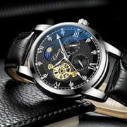 Chenxi Luxury Brand Watch Men Automatic Mechanical Tourbillon Clock Waterproof Leather Business Wristwatches Relogio Masculino - Mechanical Wristwatches