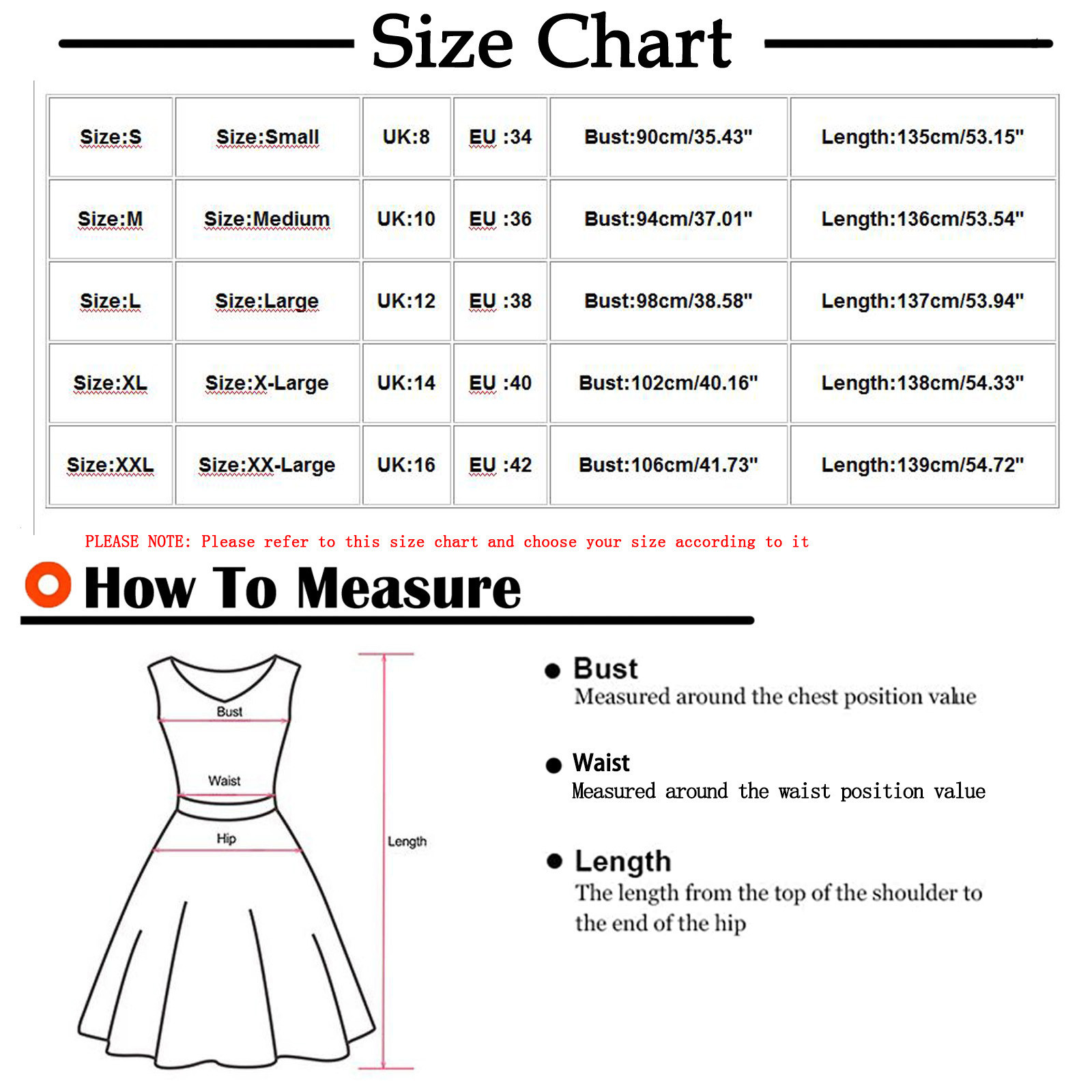 Clothing Size Conversion Charts for Shopping Abroad