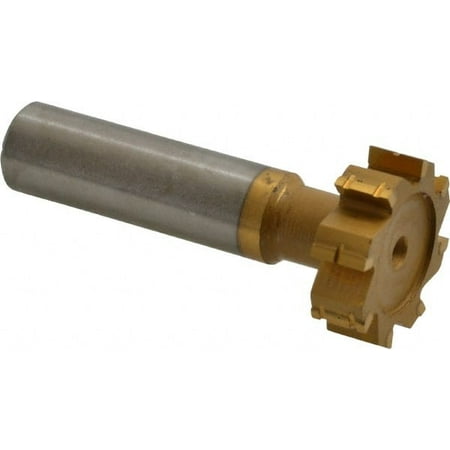 

Made in USA ANSI 1008 (Old Std # B) 1 Cut Diam 5/16 Cut Width 1/2 Shank Straight-Tooth Woodruff Keyseat Cutter