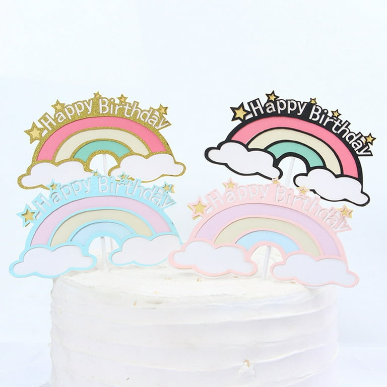 Rainbow Cake Letters 