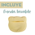 thumbnail image 4 of Almohada Con Funda Para Bebé Mima2 De Foamy Evita Cabeza Plana Color Amarillo, 4 of 5