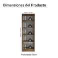 thumbnail image 3 of Ropero Organizador y Zapatera Madesa Con 2 Puertas Marrón, 3 of 10