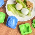 thumbnail image 3 of Molde De Huevo Lindo De Dibujos Animados Para Bebé Bola De Arroz 3D Anillo Bento Accesorios Conejo Oso Pescado Herramienta De Decoración sushi, 3 of 3
