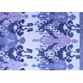 thumbnail image 1 of Ahgly Company Machine Washable Indoor Rectangle Abstract Blue Modern Area Rugs, 5' x 8', 1 of 4