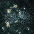 thumbnail image 2 of Kimberly, Allen 26x26 White Modern Wood Framed Museum Art Print Titled - Starfield 4, 2 of 4