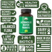 Peak Performance Lactobacillus Reuteri Capsules for Gut Health and Digestive Support