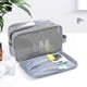 thumbnail image 5 of Travel Toiletry Wash Bag Dry & Wet Separation Gym Shaving Organiser Bag With 3 Compartments (1pc-dark Blue), 5 of 5