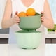 thumbnail image 5 of Juego de colador de arroz y colador de cocina: colar arroz y granos pequeños, lavar y escurrir verduras y frutas verdes, 5 of 7
