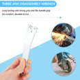 thumbnail image 5 of Grinder Adjustable Angle Grinder Spanner Polisher 4pcs Nut Remover Hubs Arbor Repair Practical Grinder Repair Tool, 5 of 6
