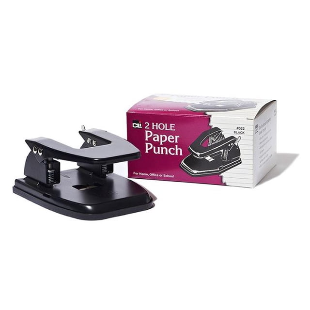 Charles Leonard CHL022-2 Charles Leonard 2 Hole Paper Punch - 2 Each