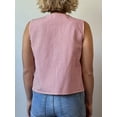 thumbnail image 5 of Raccmtaty Women's Plaid Print Tank Tops Double Front Tie Closure V-Neck Summer Sleeveless Vest, 5 of 5