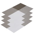 thumbnail image 1 of Tapis de Table, Delaman 4pcs Rectangle Tapis de Table pour Table à Manger Plaid Modèle PVC Table à Manger Set Accessoires à la Maison (Café), 1 of 8