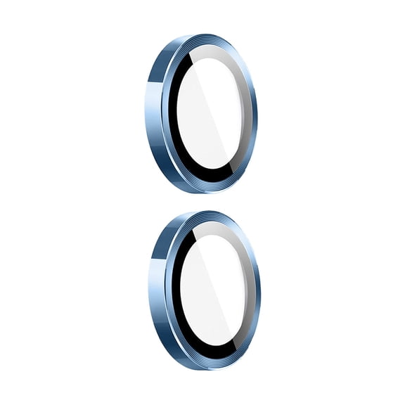 Smartphone Camera Lens Protector with Tempered Glass Shield and Reinforced Metal Frame for and Compatibility