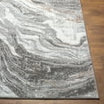thumbnail image 5 of Mark&Day Area Rugs, 5x7 Earlton Modern Gray Marble Area Rug, Grey Ivory Brown Carpet for Living Room, Bedroom or Kitchen (5'3" x 7'), 5 of 6