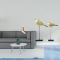 thumbnail image 2 of Organizador De Pared Plegable Con Ganchos Para Baño O Armario, Con Modernas Estatuas De Pájaros De Madera, Figuras De Animales Y Esculturas. Adornos De Escritorio Para La Entrada O El Interior., 2 of 8