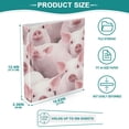 thumbnail image 6 of ALAZA Pigs Pink Hardcover 3 Ring Binder 1.5" Round Rings Interior Pockets Binders Organizer 1 Pack, 6 of 9