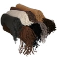thumbnail image 2 of Châle Style Pashmina 26 Po Grand par 72 Po long Crème de Coco, 2 of 3