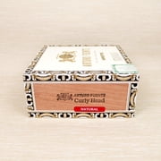 Arturo Fuente Curly Head Empty Wood Cigar Box 7.25 x 7 x 3