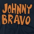 thumbnail image 2 of Johnny Bravo Jb Logo Women's T Shirt, Navy, Small, 2 of 6