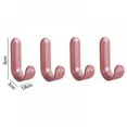 thumbnail image 4 of CNKOO J-shaped Strong And Seamless Non-perforated Hook Behind The Household Door Blue, 4 of 9