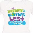 thumbnail image 4 of Inktastic Kindergarten Teacher Mom Boys or Girls Long Sleeve Baby Bodysuit, 4 of 5