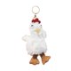 thumbnail image 5 of Llavero con forma de animal, colgante suave y creativo, adorno para llaves. Blanco, 5 of 9