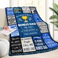 thumbnail image 4 of Dad Birthday Gifts Ideas - Dad Gifts from Daughter Son - Fathers Day Christmas Valentines Birthday Presents for Daddy - Presents for Dad Who Wants Nothing - Best Daddy Ever Blanket 50"x60", 4 of 6