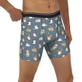 thumbnail image 5 of Sigee Cute Cats And Dogs for Men's Boxer Briefs,Moisture Wicking and Breathable XX-Large, 5 of 9