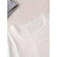 thumbnail image 4 of T-Shirt Col Rond Extensible Confortable pour Femmes - Floral Jeune Sœur, Doux, Décontracté Sportif pour Usage Quotidien, Toutes Saisons pour Adultes, Hommes, Femmes, Adolescents, Adolescents, Jeunes, 4 of 6