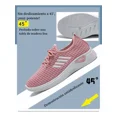 thumbnail image 3 of Tenis De Malla Transpirable Con Cordones Para Mujer, 3 of 6