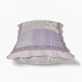 thumbnail image 3 of Donna Sharp Lavender Rose Pieced Cotton Standard Sham, 3 of 8