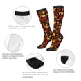 thumbnail image 3 of Fotbe Autumn Maple Leaves A Calcetas Divertidas Estampadas para Hombre y Mujer, Calcetas de Algodón hasta la Rodilla para Caminar, Correr, Enfermería y Embarazo, 3 of 6