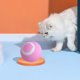 thumbnail image 4 of Juguetes de pelota automáticos, pelota autogiratoria de ABS para jugar a perros gatitos (rosa), 4 of 5