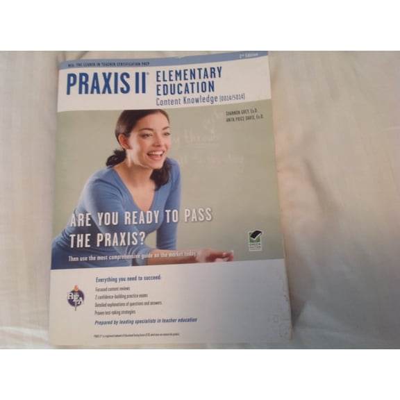 Pre-Owned Praxis II Elementary Education: Content Knowledge (0014/5014),the Best Teachers Test Prep for the Praxis (PRAXIS Teacher Certification Test Prep) (Paperback) 0738609145 9780738609140