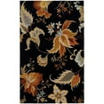 thumbnail image 4 of Sphinx Eden Area Rugs - 87106 Transitional Casual Black Wool Flowers Leaves Garden Rug, 4 of 5