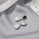 thumbnail image 5 of Ganfancp Señoras Moda Diamante Perla Pendientes Larga Cadena Borla Pendientes Artículos En Liquidación 1 Par de Pendientes, 5 of 6