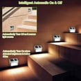 thumbnail image 7 of 2 Pack Solar Light 2 LEDs Wall Lamp Stair Step Outdoor Waterproof Security Light with Auto On/Off for Stairs Fence Garden Landscape Lighting, 7 of 7