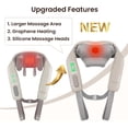 thumbnail image 3 of Cordless Neck and Shoulder Massager with Graphene Heating - Upgraded Shiatsu Back Pillow for Relaxation, 3 of 7