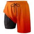 thumbnail image 3 of heyac Swim Trunks Men Compression Liner High Elastic Waist Mens Bathing Suits Quick Dry Compression Liner Comfy Summer Beach Swimwear, 3 of 4