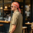 thumbnail image 6 of CUIYUAN Skull Caps for Men Star Print Sweat Wicking Doo Rags Cooling Helmet Liner Cycling Motorcycle Bandana Sweat Wicking Head Wraps Bandana Beanie for Men Women Outdoor Activities, 6 of 6