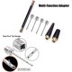 thumbnail image 4 of Portable ball pump, air pump inflation kit with needle, nozzle, extension hose, hand pump for basketball, football, volleyball, water polo, rugby, exe, 4 of 5