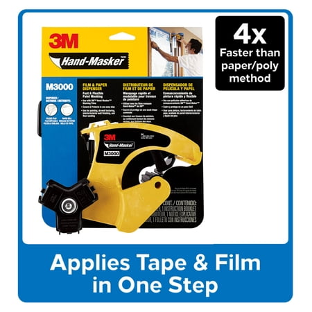 3M Hand-Masker Film and Painter's Tape Dispenser, M3000, 11.1 in. x 9.3 in. x 4.6 in.
