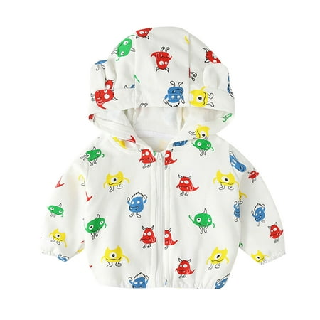 

Snow Proof Jacket Y Jacket Children Kids Toddler Baby Boys Girls Cute Cartoon Long Sleeve Hooded Coats Outer Outwear Outfits Clothes 3 Months Baby Boy Coat