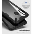 thumbnail image 4 of Ringke Fusion-X Case Compatible with Samsung Galaxy A20, Transparent Hard Back Shockproof Advanced Bumper Cover - Black, 4 of 6