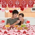 thumbnail image 6 of Valentine's Day Paper Plates Valentine's Day Party Supplies Disposable Paper Plates and Napkins Valentine's Day Dinnerware Set 24 Guests, 6 of 6