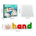 thumbnail image 4 of Dream Fun Toddlers Preschool Learning Toys for Girls Boys Age 2 3 4, Kid Alphabet Spell Educational Game Toy for 1-4 Year Old Girl Boy Baby Birthday Gift Kindergarten Sight Word Letter Puzzle Toys, 4 of 7