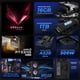 thumbnail image 3 of Computadora Escritorio Completa Xtreme PC Gaming AMD Radeon Vega 11 Ryzen 5 3400G 16GB SSD 1TB Monitor 23.8 75Hz WIFI Black gaming ligero, oficina, estudio y hogar, 3 of 6