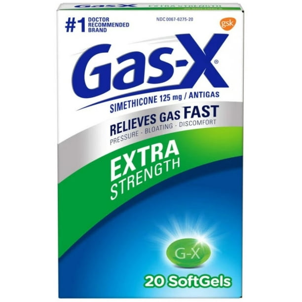 GasX Softgels Extra Strength 20 Soft Gels