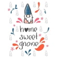 thumbnail image 3 of Quach, Anna 15x18 Black Modern Framed Museum Art Print Titled - Home Sweet Gnome, 3 of 5